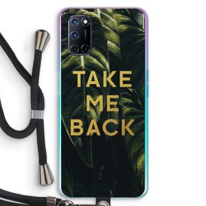 Take me back: Oppo A72 Transparant Hoesje met koord
