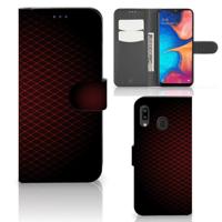 Samsung Galaxy A30 | Telefoon Hoesje | Geruit Rood