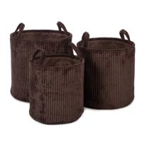 Ebby, bruine mand set van 3