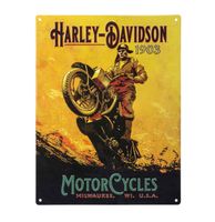 Harley-Davidson Hillclimber Metalen Bord - 30 x 40cm