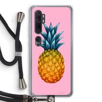 Grote ananas: Xiaomi Mi Note 10 Pro Transparant Hoesje met koord