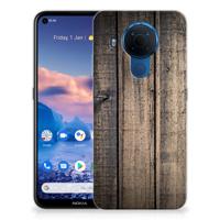 Nokia 5.4 | Bumper Hoesje | Steigerhout