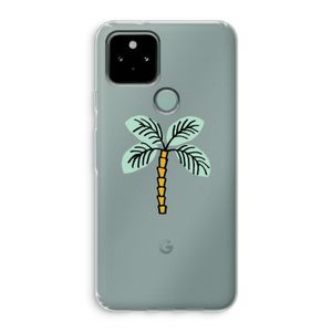 Palmboom: Google Pixel 5 Transparant Hoesje