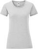 Fruit Of The Loom F131 Ladies´ Iconic T - Heather Grey - XS