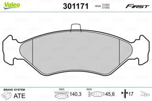 Valeo Remblokset 301171