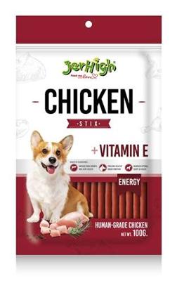 JERHIGH CHICKEN STIX MET KIP EN VITAMINE E