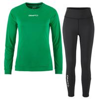 Craft Longsleeve Legging Zip Set Dames