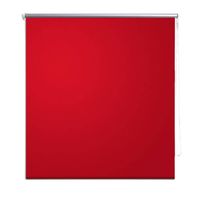 Rolgordijn verduisterend 120 x 230 cm rood - thumbnail