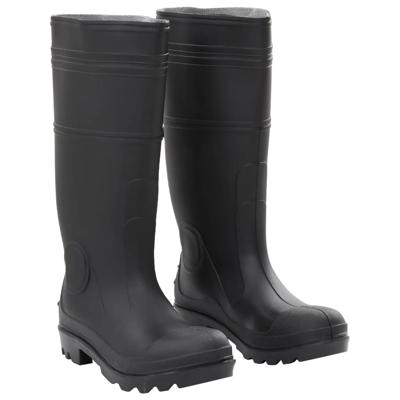 VidaXL Regenlaarzen maat 39 pvc zwart
