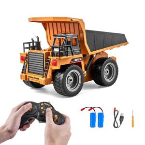 VEVOR RC Dump Truck Speelgoedtruck Dump Truck Dump Truck 9 Kanaals 1:18