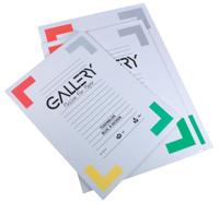 Gallery tekenpapier, 190 g, ft 24 x 32 cm, extra zwaar houtvrij papier, blok van 20 vel