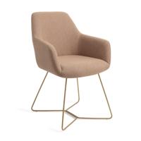 Jesper Home Eetkamerstoel 'Hiroo' Beehive Gold, kleur Whisper Wheat