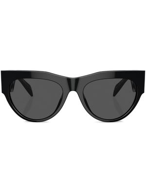 Versace Eyewear lunettes de soleil à monture oversize - Noir
