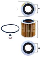 Oliefilter MAHLE, Diameter (mm)74mm, u.a. für BMW, Alpina