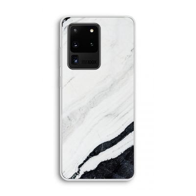 Elegante marmer: Samsung Galaxy S20 Ultra Transparant Hoesje