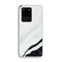 Elegante marmer: Samsung Galaxy S20 Ultra Transparant Hoesje