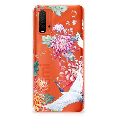 Xiaomi Poco M3 | TPU Hoesje | Bird Flowers