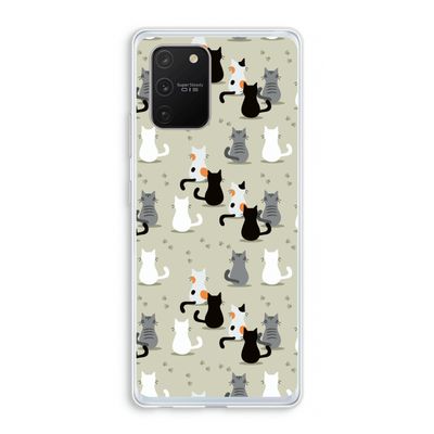 Katten: Samsung Galaxy S10 Lite Transparant Hoesje