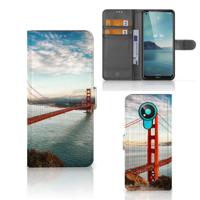 Nokia 3.4 | Flip Cover | Golden Gate Bridge