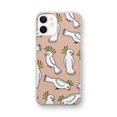 Papegaai: iPhone 12 mini Transparant Hoesje