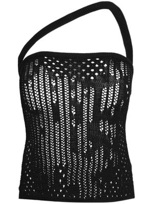 Roberta Einer haut Lasso en maille - Noir