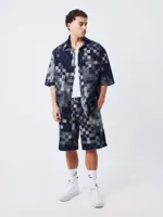 Project X Paris Pixel Zomerset Heren Donkerblauw - Maat S - Kleur: Donkerblauw | Soccerfanshop