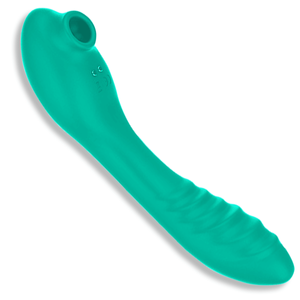 Vibrating Air-Pulse Massager 3-in-1 Luchtdruk Vibrator - Groen