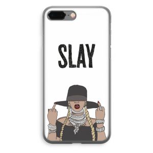 Slay All Day: iPhone 8 Plus Transparant Hoesje