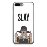 Slay All Day: iPhone 8 Plus Transparant Hoesje