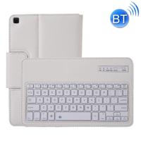 SA510 afneembaar Bluetooth-toetsenbord + Litchi textuur PU lederen beschermhoes met houder voor Galaxy tab A 10 1 (2019) T510/T515 (wit)