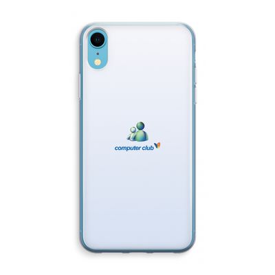MSN: iPhone XR Transparant Hoesje