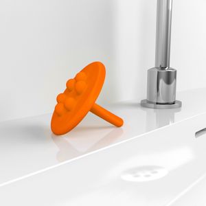 Clou Wash Me siliconen waterstop oranje