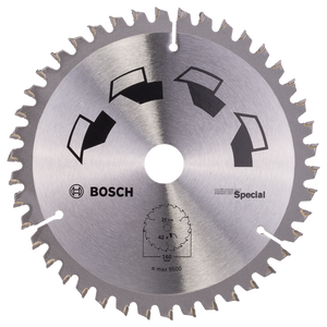 Bosch Accessoires Cirkelzaagblad Special 160X2X20/16,T42 - 2609256887