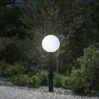 Bolderarmatuur met stopcontact 80 cm Zwart IP44
