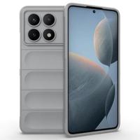 Xiaomi Redmi K70E/Poco X6 Pro Rugged Series TPU Case - Lichtgrijs