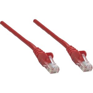 Intellinet 319034 RJ45 Netwerkkabel, patchkabel CAT 6A S/FTP 0.50 m Rood Afgeschermd (enkel), Afscherming totaal, Halogeenvrij 1 stuk(s)