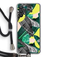 Fantasie jungle: Samsung Galaxy A32 5G Transparant Hoesje met koord Fantasie jungle: Samsung Galaxy A32 5G Transparant Hoesje met koord