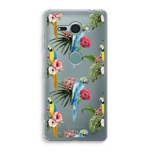 Kleurrijke papegaaien: Sony Xperia XZ2 Compact Transparant Hoesje