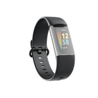 Hama Polsband Voor Fitbit Charge 5 Vervangend Horlogebandje Universeel Zw. - thumbnail