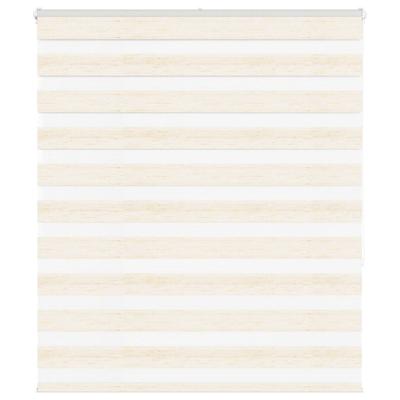 VidaXL Zebra rolgordijn 135x150 cm stofbreedte 130,9 cm marmerbeige
