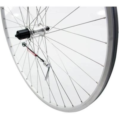 Roland achterwiel 28 x 1 uitval cass 9v race zilver rvs spk