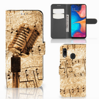 Samsung Galaxy A30 Telefoonhoesje met foto Bladmuziek - thumbnail
