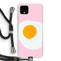 Sunny side up: Pixel 4 XL Transparant Hoesje met koord