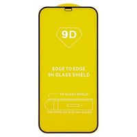 Samsung Galaxy S21 FE 5G 9D Full Cover Glazen Screenprotector - Zwarte Rand