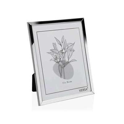 Fotolijstje Versa Zilverkleurig Metaal Minimalist 1 x 18,5 x 13,5 cm