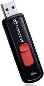 Transcend JetFlash 500 USB flash drive 4 GB USB Type-A 2.0 Rood
