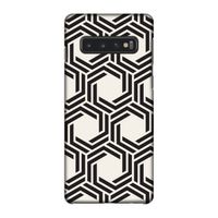 Geometrisch patroon: Samsung Galaxy S10 4G Volledig Geprint Hoesje