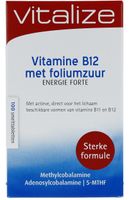 Vitalize Vitamine B12 Energie Forte Smelttabletten 100st - thumbnail