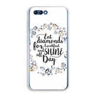 Diamonds: Honor 10 Transparant Hoesje Diamonds: Honor 10 Transparant Hoesje