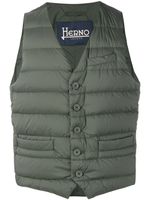 Herno gilet à design matelassé - Vert - thumbnail